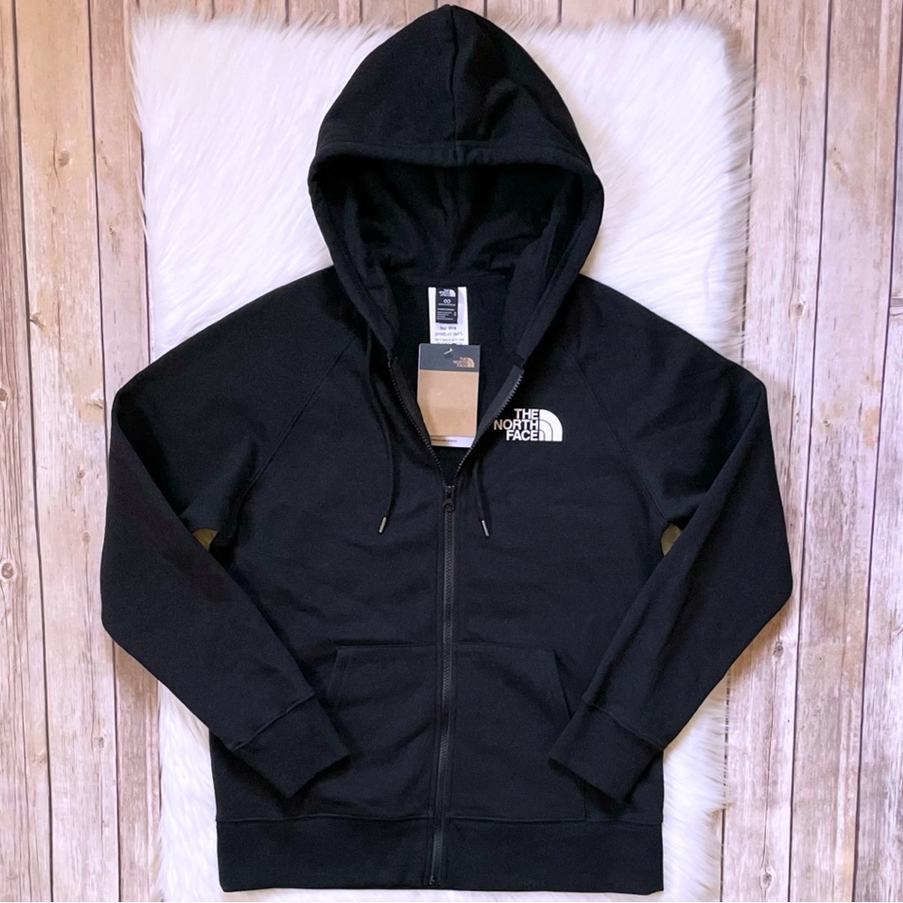 The North Face Black Full-Zip Hooded Sweatshirt